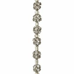 Best deal 🎁 Buy 😍 Bead Gallery® Rhodium with Clear Rhinestone Studded Metal Round Beads, 8mm 😍 🎉