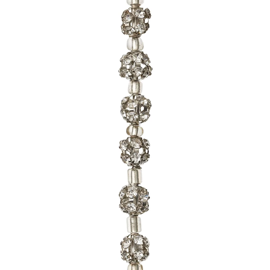 Best deal ๐ Buy ๐ Bead Gallery® Rhodium with Clear Rhinestone Studded Metal Round Beads, 8mm ๐ ๐ 3 Best deal ๐ Buy ๐ Bead Gallery® Rhodium with Clear Rhinestone Studded Metal Round Beads, 8mm ๐ ๐