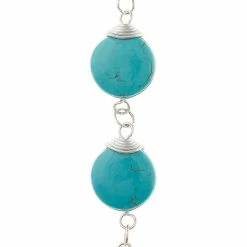 Cheapest โจ Best Pirce ๐ Bead Gallery® Aqua Dyed Howlite Lentil Beads, 20mm โค๏ธ ๐