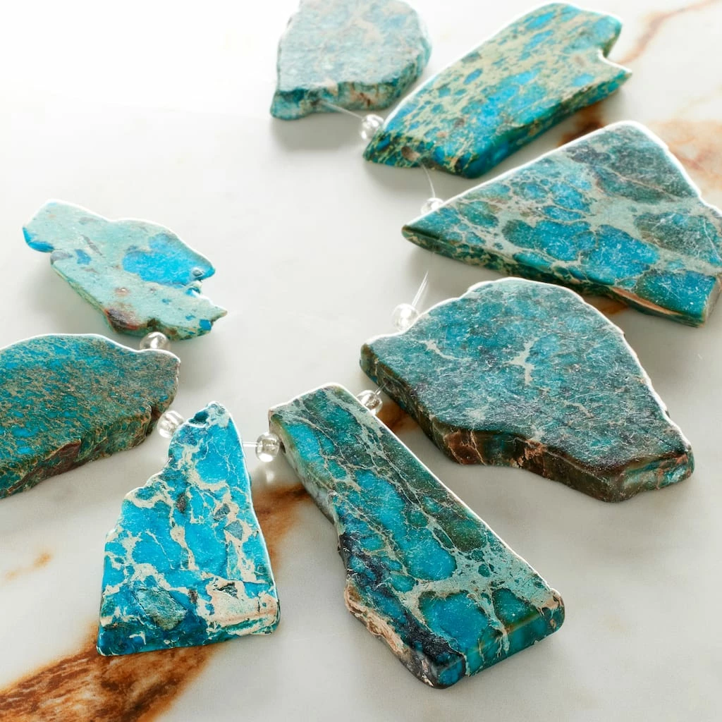 Best deal ๐ Brand new โ Bead Gallery® Blue Imperial Jasper Nugget Beads ๐งจ ๐ฏ 4 Best deal ๐ Brand new โ Bead Gallery® Blue Imperial Jasper Nugget Beads ๐งจ ๐ฏ - Image 2