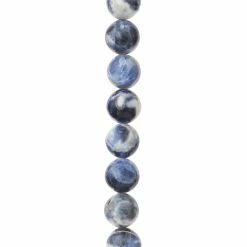 Promo 🔔 Coupon 👍 Bead Gallery® Blue Sodalite Stone Round Beads, 10mm ⭐ 😉 -Bead Gallery Shop 10473054 31