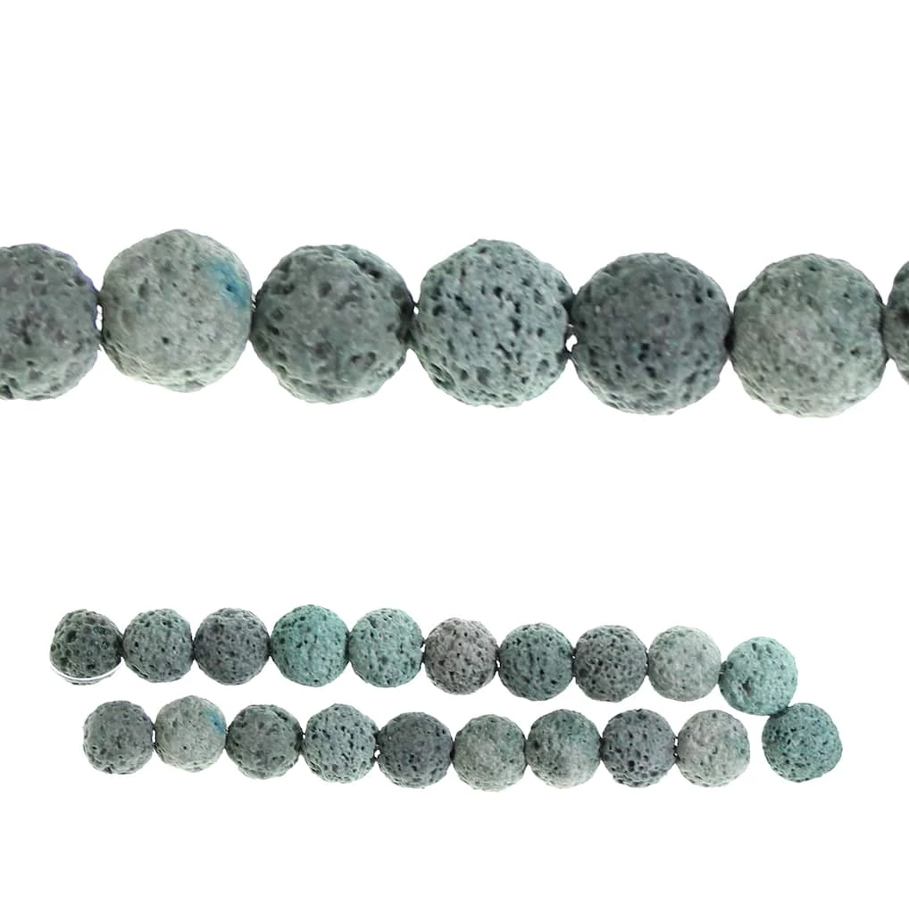 Promo ๐ฏ Best deal ๐ 12 Pack: Bead Gallery® Teal Natural Lava Round Beads, 10mm ๐ โ 3 Promo ๐ฏ Best deal ๐ 12 Pack: Bead Gallery® Teal Natural Lava Round Beads, 10mm ๐ โ