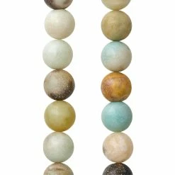 Buy ๐ Wholesale ๐งจ Bead Gallery® Teal Mix Amazonite Round Beads, 10mm ๐ ๐