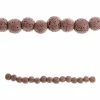 Deals 🤩 Deals ⌛ 12 Pack: Bead Gallery® Light Pink Natural Lava Round Beads, 10mm 🎁 😀 -Bead Gallery Shop 10507418