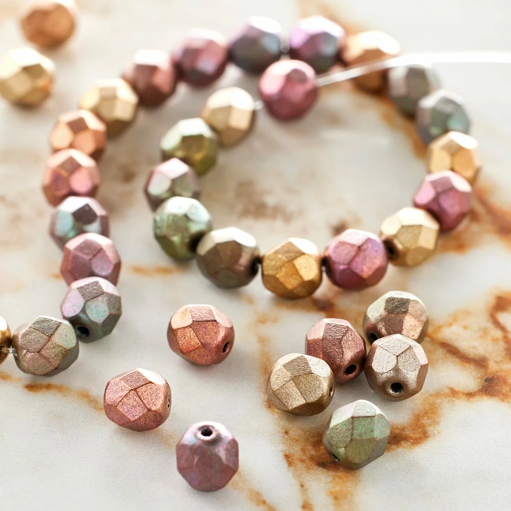 Coupon โจ Cheap ๐ Bead Gallery® Metallic Czech Glass Faceted Round Beads, 6mm ๐ ๐ฅ 4 Coupon โจ Cheap ๐ Bead Gallery® Metallic Czech Glass Faceted Round Beads, 6mm ๐ ๐ฅ - Image 2