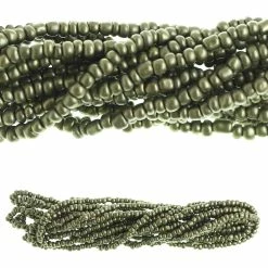 Brand new 🧨 Outlet 🌟 12 Pack: Bead Gallery® Green Glass Seed Beads, 6/0 🥰 🤩