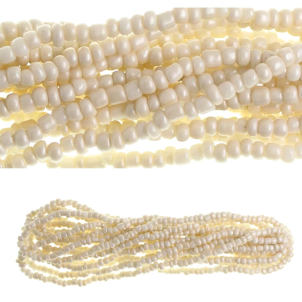 Buy ๐ Flash Sale โค๏ธ 12 Pack: Bead Gallery® Cream Glass Seed Beads, 6/0 ๐งจ ๐ 3 Buy ๐ Flash Sale โค๏ธ 12 Pack: Bead Gallery® Cream Glass Seed Beads, 6/0 ๐งจ ๐
