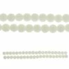 Best deal 🎁 New ✔️ 12 Pack: Bead Gallery® Opaque White Glass Round Beads, 8mm 💯 🛒