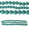 Best Sale 🔥 Best Pirce ✨ Bead Gallery® Teal Mixed Wooden Round Beads 😉 🔔 -Bead Gallery Shop 10508439