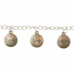Flash Sale ❤️ Hot Sale 😍 Bead Gallery® Silver-Plated Inspirational Message Charms, 14mm 🔔 😍