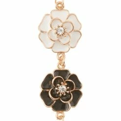 New ๐งจ Hot Sale ๐ Bead Gallery® Black & White Enamel Flower Charms, 25mm ๐ โจ