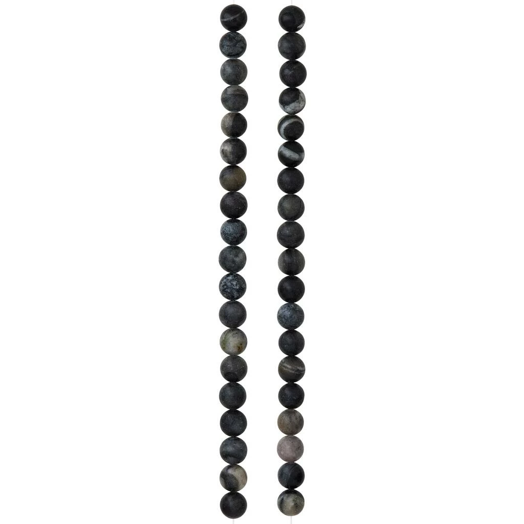 Best Sale π Best deal π 12 Pack: Bead Gallery® Black Network Stone Round Beads, 8mm β β 5 Best Sale π Best deal π 12 Pack: Bead Gallery® Black Network Stone Round Beads, 8mm β β - Image 3