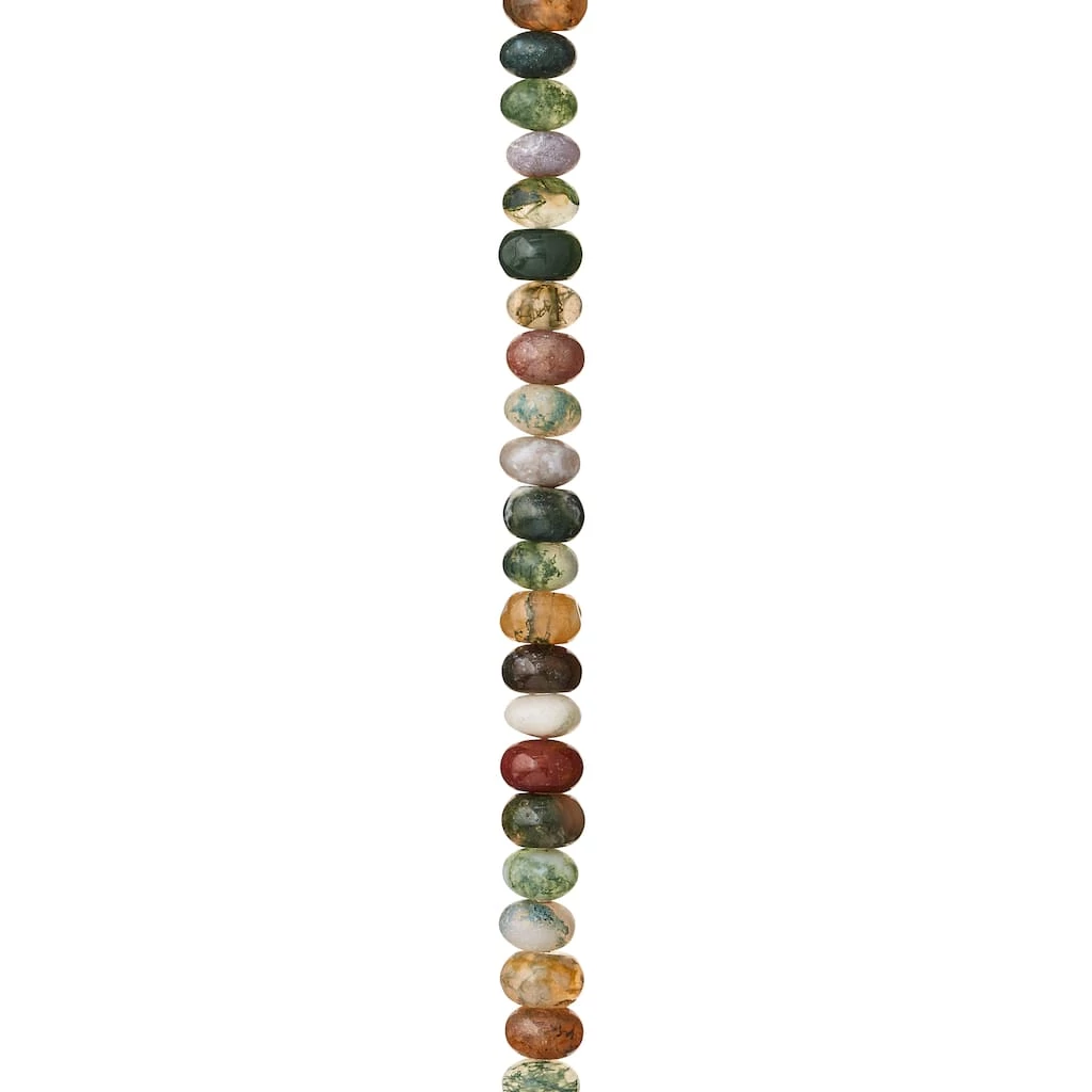 Best deal โญ Budget ๐คฉ 12 Pack: Bead Gallery® Multicolored Jasper Rondelle Beads, 6mm โ ๐ 6 Best deal โญ Budget ๐คฉ 12 Pack: Bead Gallery® Multicolored Jasper Rondelle Beads, 6mm โ ๐ - Image 4