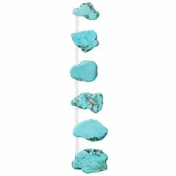 Budget 😀 New 🔔 12 Pack: Bead Gallery® Turquoise Dyed Howlite Flat Chip Beads 💯 🧨 -Bead Gallery Shop MP150734 30