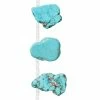 Budget 😀 New 🔔 12 Pack: Bead Gallery® Turquoise Dyed Howlite Flat Chip Beads 💯 🧨