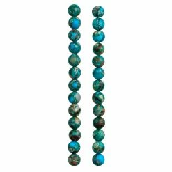 Promo 👍 Buy 😍 12 Pack: Bead Gallery® Sapphire Serpentine Jasper Round Beads, 8mm 🔔 🔥 -Bead Gallery Shop MP167810 30