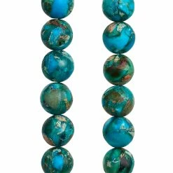 Promo ๐ Buy ๐ 12 Pack: Bead Gallery® Sapphire Serpentine Jasper Round Beads, 8mm ๐ ๐ฅ
