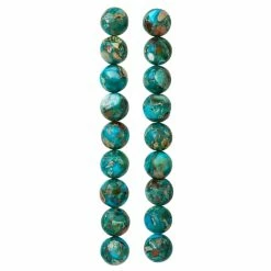 Promo ๐ Coupon ๐ 12 Pack: Bead Gallery® Turquoise Dyed Imperial Jasper Round Beads, 10mm ๐ ๐ 7 Promo ๐ Coupon ๐ 12 Pack: Bead Gallery® Turquoise Dyed Imperial Jasper Round Beads, 10mm ๐ ๐ -Bead Gallery Shop MP167811 30
