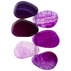 Best deal 🛒 Cheap 🔔 12 Pack: Bead Gallery® Large Amethyst Agate Lentil Beads, 35mm 🤩 🥰 -Bead Gallery Shop MP168614 30