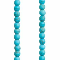 Brand new 😀 Best reviews of 🤩 12 Pack: Bead Gallery® Turquoise Dyed Howlite Rondelle Beads, 4mm 👍 🌟