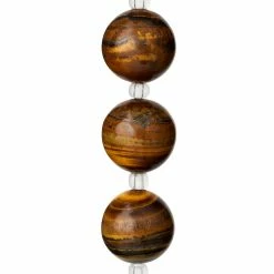 Outlet 🔥 Best deal ⌛ 12 Pack: Bead Gallery® Amber Tiger Eye Round Beads, 14mm 👏 👍