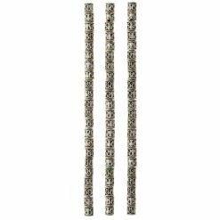 Best Pirce 🛒 Flash Sale 😍 12 Pack: Bead Gallery® Sterling Silver Plated Snake Design Tube Beads, 6mm 🎁 😉 -Bead Gallery Shop MP173735 30