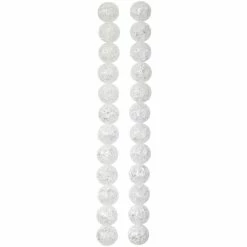 Wholesale 😀 Best deal 🧨 12 Pack: Bead Gallery® Crystal Quartz Round Beads, 8mm 👍 ❤️ -Bead Gallery Shop MP216937 30