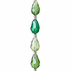 Buy 😍 Cheap ✔️ 12 Pack: Bead Gallery® Green Mix Faceted Glass Teardrop Beads, 15mm 😀 ⭐