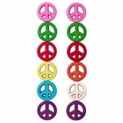 Cheap ๐ฅฐ Brand new ๐ 12 Pack: Bead Gallery® Multicolor Dyed Reconstituted Stone Peace Sign Beads, 15mm โค๏ธ โ 7 Cheap ๐ฅฐ Brand new ๐ 12 Pack: Bead Gallery® Multicolor Dyed Reconstituted Stone Peace Sign Beads, 15mm โค๏ธ โ -Bead Gallery Shop MP217652 30