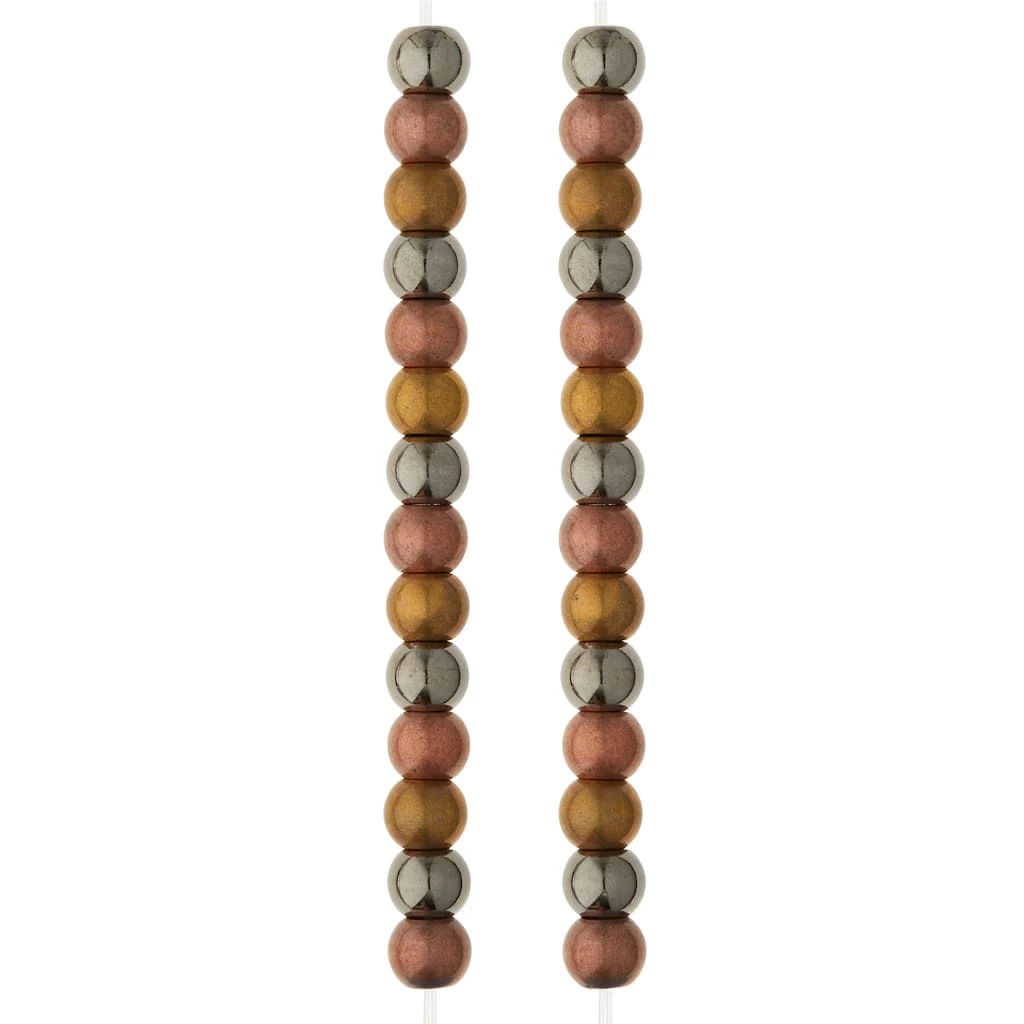 Budget ๐ Promo โค๏ธ 12 Pack: Bead Gallery® Metallic Large Hole Acrylic Round Beads, 11mm โค๏ธ โ๏ธ 5 Budget ๐ Promo โค๏ธ 12 Pack: Bead Gallery® Metallic Large Hole Acrylic Round Beads, 11mm โค๏ธ โ๏ธ - Image 3