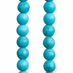Cheapest ๐ Best Pirce ๐คฉ 12 Pack: Bead Gallery® Turquoise Dyed Howlite Round Beads, 8mm โค๏ธ โค๏ธ