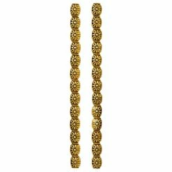 Deals 😉 Best Sale 👏 12 Pack: Bead Gallery® Gold Carved Flower Tube Beads, 10mm 🔥 🔔 -Bead Gallery Shop MP242633 30