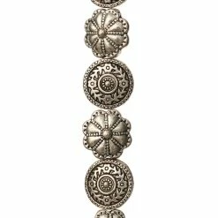 Cheap ๐ Buy โ 12 Pack: Bead Gallery® Silver Plated Flower Scroll Lentil Beads, 14mm ๐ ๐งจ