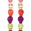 Flash Sale 🧨 Promo 😉 12 Pack: Bead Gallery® Multicolor Howlite Skull Beads, 12mm 😍 ⌛ -Bead Gallery Shop MP264558 31