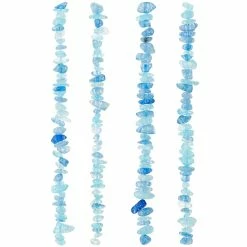 Buy 🥰 Outlet ❤️ 12 Pack: Bead Gallery® Aqua Crackled Glass Chip Beads 🎉 ⭐ -Bead Gallery Shop MP265196 30
