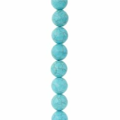 Cheap 👏 Best reviews of ⭐ 12 Pack: Bead Gallery® Turquoise Dyed Howlite Round Beads, 12mm ❤️ 👏 -Bead Gallery Shop MP265335 31