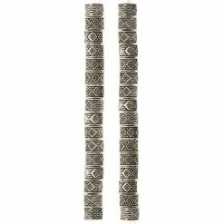 New 🛒 Buy ⌛ 12 Pack: Bead Gallery® Silver Plated Carved Rondelle Beads, 8mm 🎉 😍 -Bead Gallery Shop MP265364 30