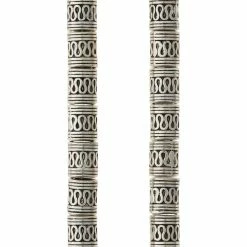 Cheapest 🔥 New 🤩 12 Pack: Bead Gallery® Silver Snake Carved Metal Tube Beads, 9mm 🥰 ⭐ -Bead Gallery Shop MP265366 31