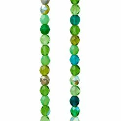 Coupon ๐ Hot Sale ๐ 12 Pack: Bead Gallery® Green Mix Faceted Czech Glass Round Beads, 6mm ๐ โ๏ธ