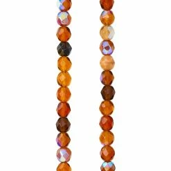Discount ๐ Buy ๐ 12 Pack: Bead Gallery® Amber Mix Faceted Czech Glass Round Beads, 6mm ๐ ๐คฉ