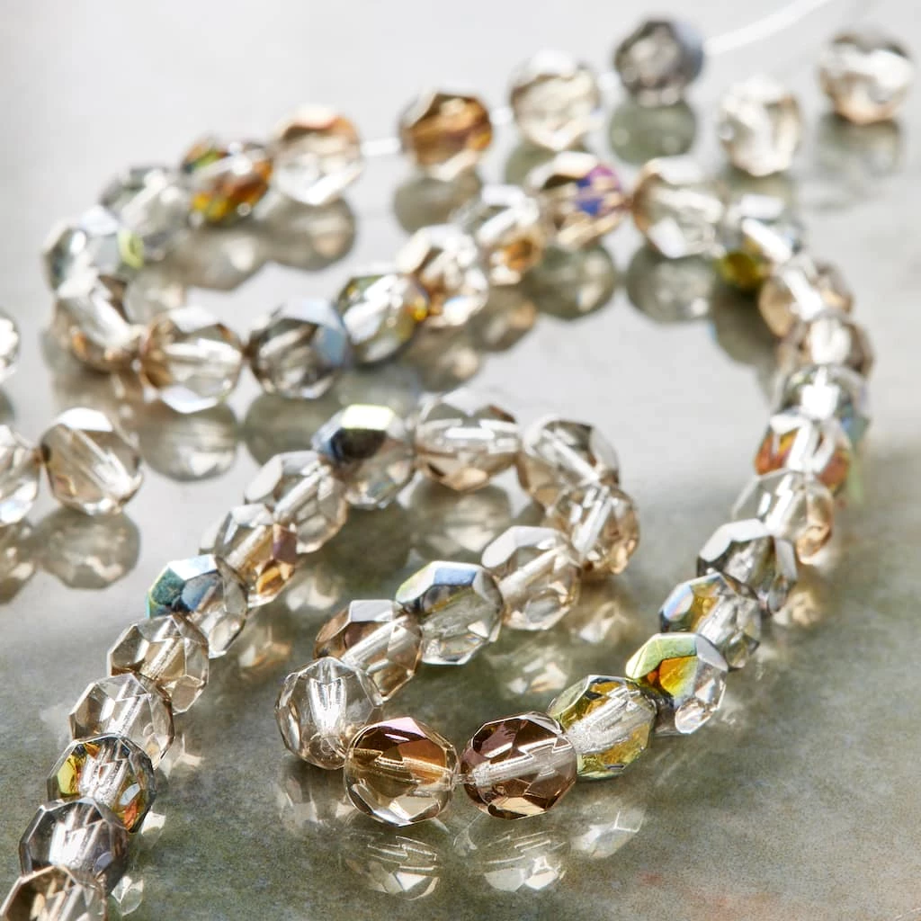 Coupon ๐ Cheap ๐ 12 Pack: Bead Gallery® Amber Mix Czech Glass Faceted Round Beads, 6mm ๐ฅฐ ๐งจ 4 Coupon ๐ Cheap ๐ 12 Pack: Bead Gallery® Amber Mix Czech Glass Faceted Round Beads, 6mm ๐ฅฐ ๐งจ - Image 2