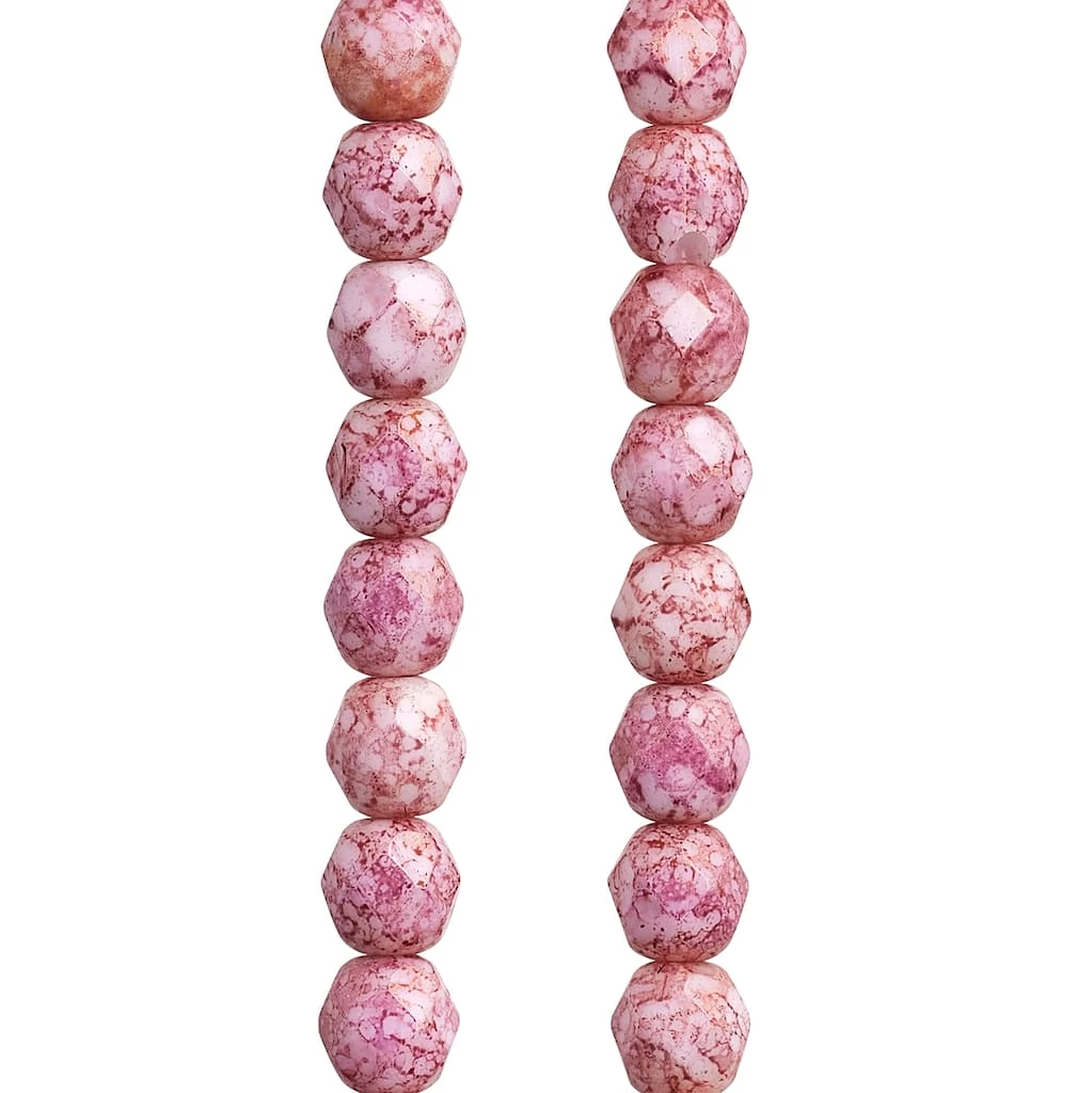 Promo ๐ Coupon ๐ 12 Pack: Bead Gallery® Pink Czech Glass Faceted Round Beads, 6mm ๐ ๐คฉ 3 Promo ๐ Coupon ๐ 12 Pack: Bead Gallery® Pink Czech Glass Faceted Round Beads, 6mm ๐ ๐คฉ