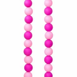 Flash Sale 🔔 Hot Sale 💯 12 Pack: Bead Gallery® Pink Matte Rubber & Glass Round Beads, 10mm ❤️ 🛒