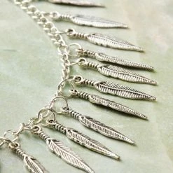 Hot Sale ⌛ Outlet 🥰 12 Pack: Bead Gallery® Silver Plated Feather Charms, 25mm 💯 ✨ -Bead Gallery Shop MP290812 20