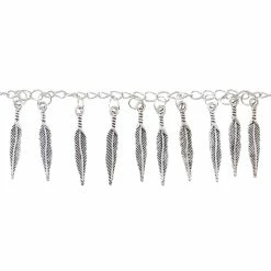 Hot Sale ⌛ Outlet 🥰 12 Pack: Bead Gallery® Silver Plated Feather Charms, 25mm 💯 ✨ -Bead Gallery Shop MP290812 31