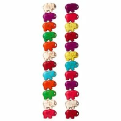 New 🔥 Budget 🥰 12 Pack: Bead Gallery® Multicolor Reconstituted Stone Elephant Beads, 15mm 👍 💯 -Bead Gallery Shop MP290832 30