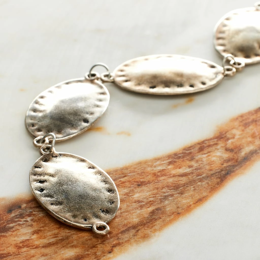 Top 10 🎉 Best deal 😍 12 Pack: Bead Gallery® Silver Plated Metal Oval Beads, 33mm 🤩 🤩 4 Top 10 🎉 Best deal 😍 12 Pack: Bead Gallery® Silver Plated Metal Oval Beads, 33mm 🤩 🤩 - Image 2