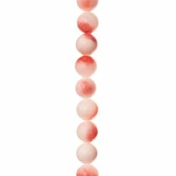 Wholesale 👍 Cheap ❤️ 12 Pack: Bead Gallery® Light Pink Round Stone Beads, 10mm 🌟 🛒