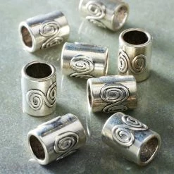Best deal ❤️ Coupon 🎉 12 Pack: Bead Gallery® Antique Silver Metal Tube Beads, 14mm ⭐ 🧨 -Bead Gallery Shop MP322377 20