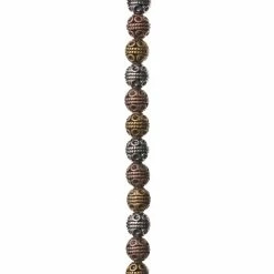 Outlet 😀 Deals 🌟 12 Pack: Bead Gallery® Multicolor Metal Round Beads, 8mm 🎉 🎉